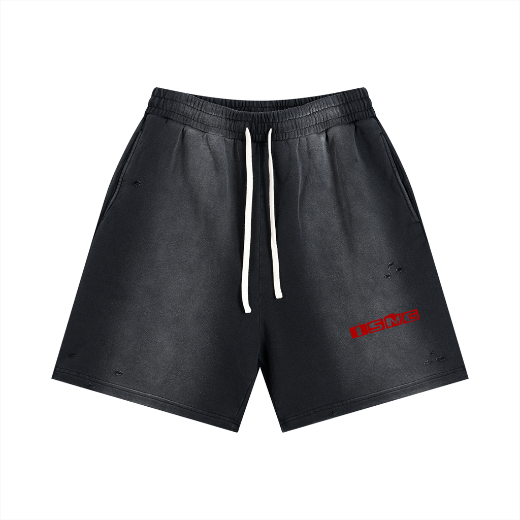 Sun Fade Distressed Shorts
